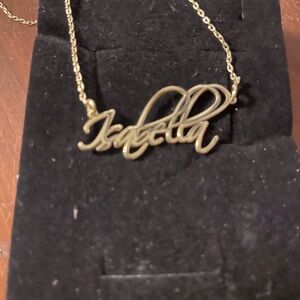 Isabella Name Necklace